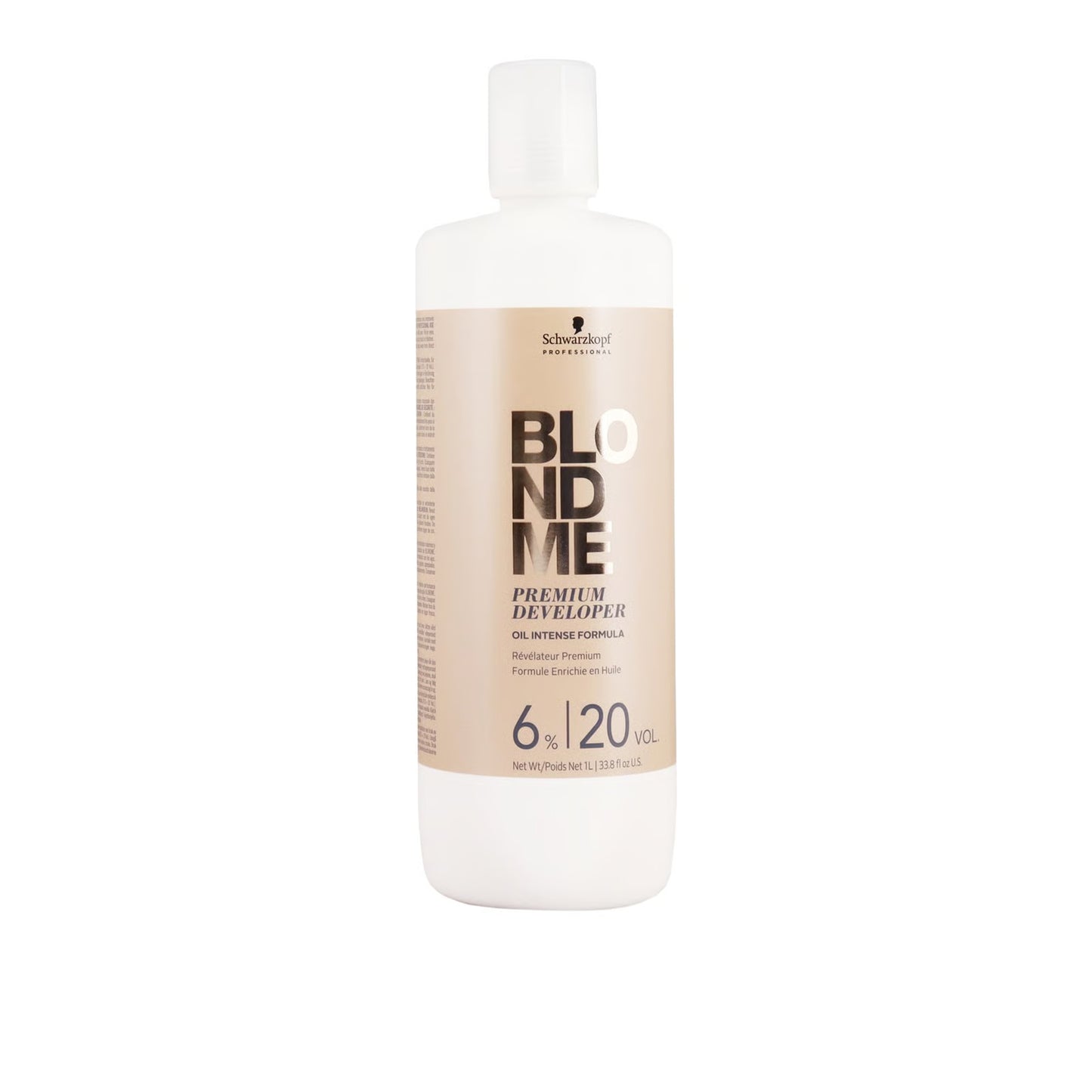 BLONDME Schwarzkopf Premium Developer Oil Formula Moisture Maintaining Locion Activadora 6%/20 VOL. 1000ml