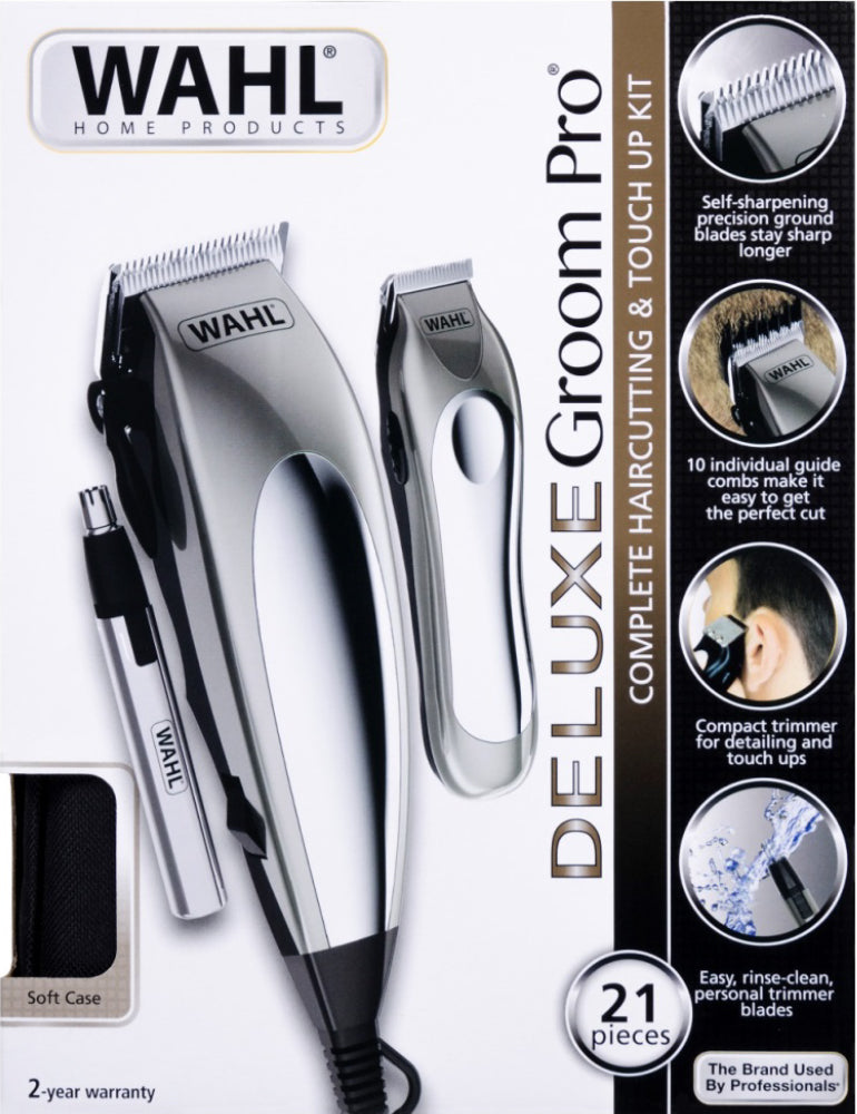 Wahl Deluxe Groom Pro Kit Completo de Cortar Pelo